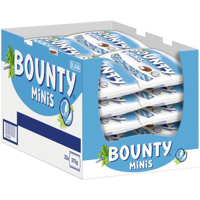 Multipack: 22x BOUNTY® Minis á 275g - Milchschokolade