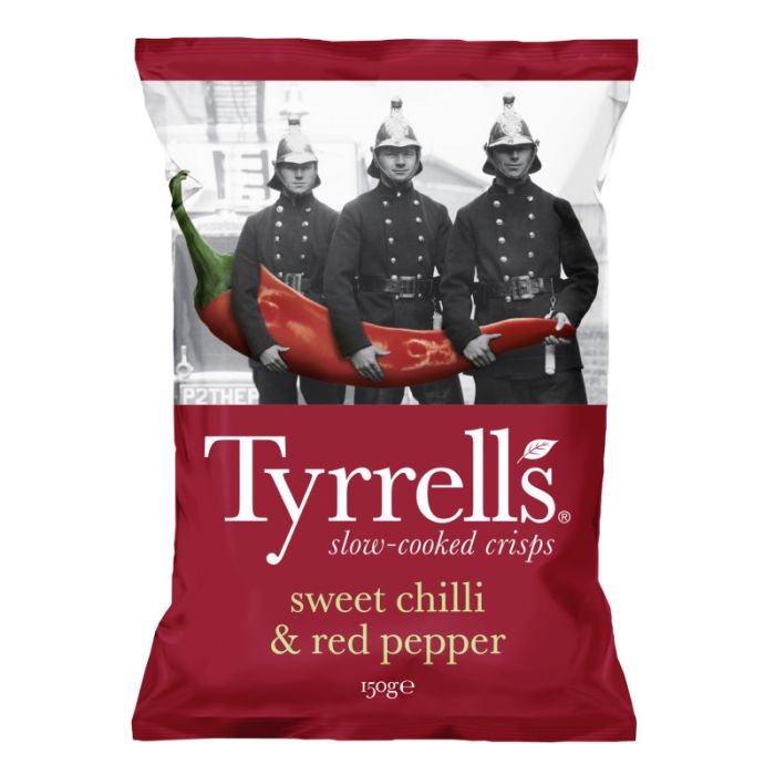 Tyrrells sweet chilli & red pepper 150g Beutel