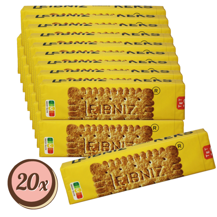 Multipack: 20x Bahlsen Leibniz Vollkornkeks à 200g