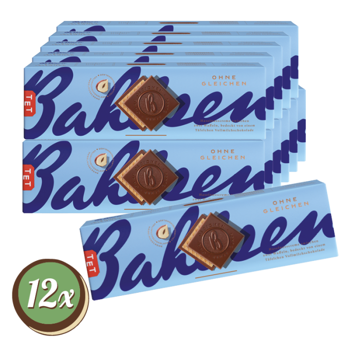 Multipack: 12x Bahlsen Leibniz Ohne Gleichen Vollmilch à 125g