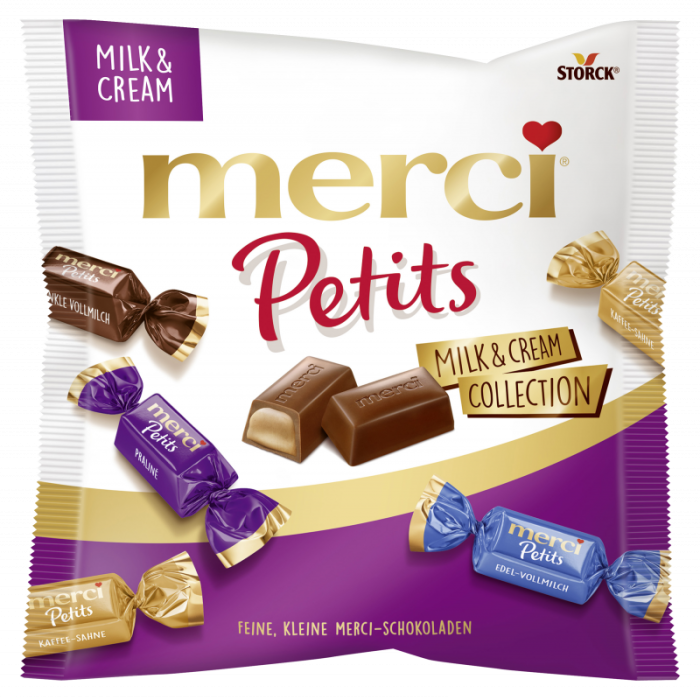 Merci Petits MIlk & Cream Collection à 125g