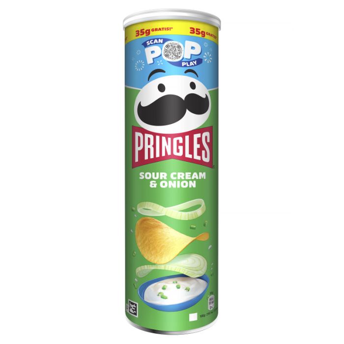 Pringles SOUR CREAM & ONION 165g+35g = 200g