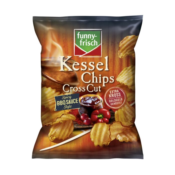 funny-frisch Kessel CrossCut Spicy BBQSauce 120g