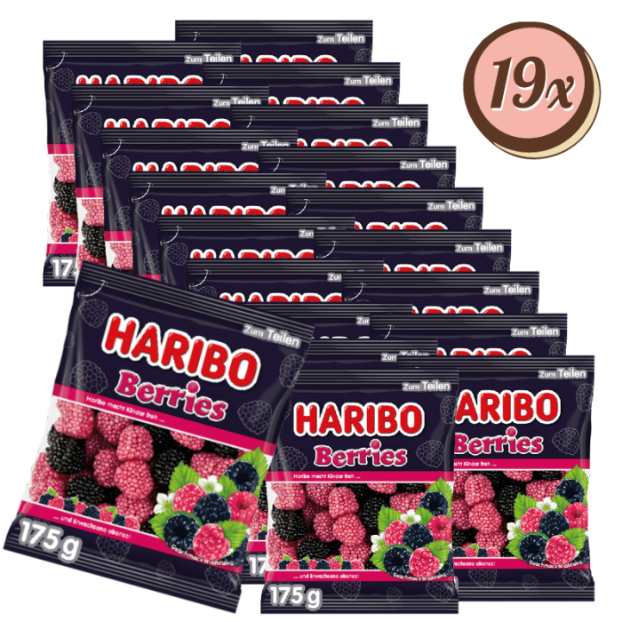 Multipack: 19x Haribo Berries à 175g