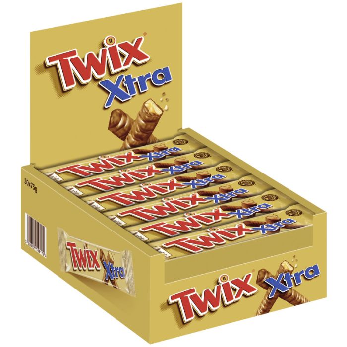 Multipack: 30x TWIX® Xtra Doppelriegel á 75g Knusperkeks