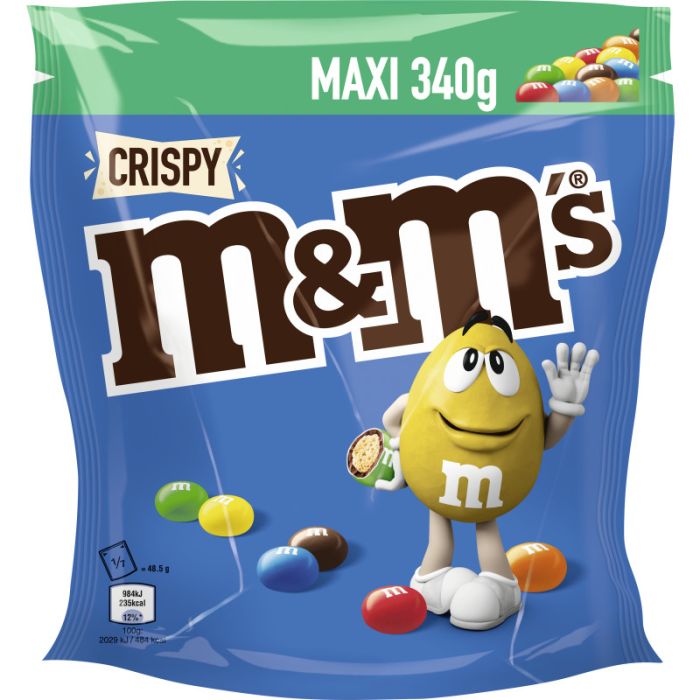 M&M'S® Crispy 340g Knusperreiskern