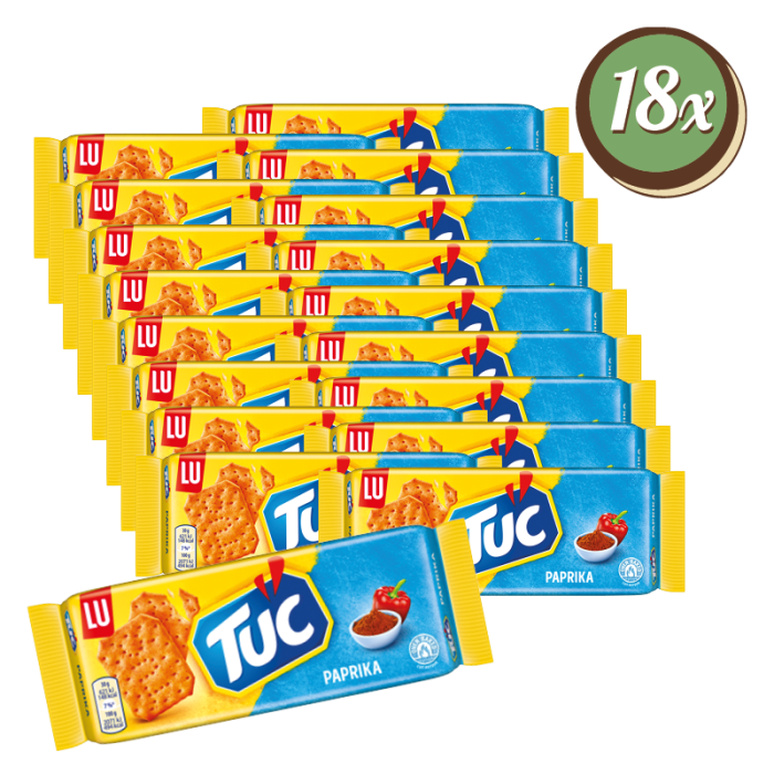 Multipack: 18x Tuc Paprika à 100g