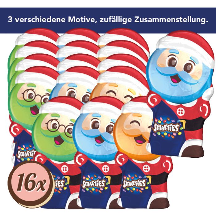 Multipack: 16x SMARTIES Weihnachtsmann 85g