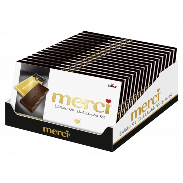 Multipack: 15x Merci Edelbitter 72% à 100g