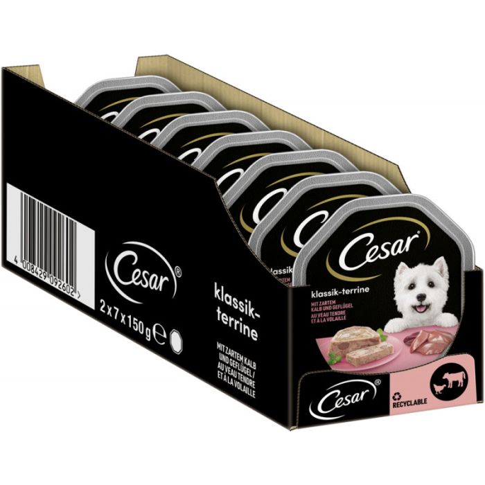 Multipack: 14x Cesar Klassik-Terrine à 150g