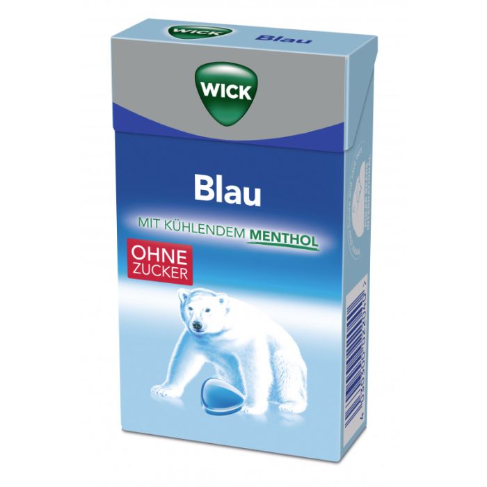 WICK Blau Menthol Clickbox ohne Zucker 46g