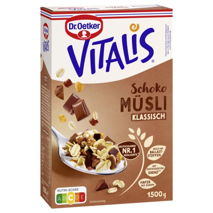 Dr. Oetker Vitalis Schokomüsli klassi. RAC MB 1500g