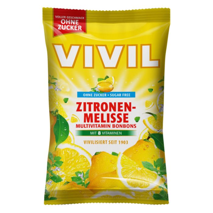 Vivil Zitrone Melissa ohne Zucker 120g