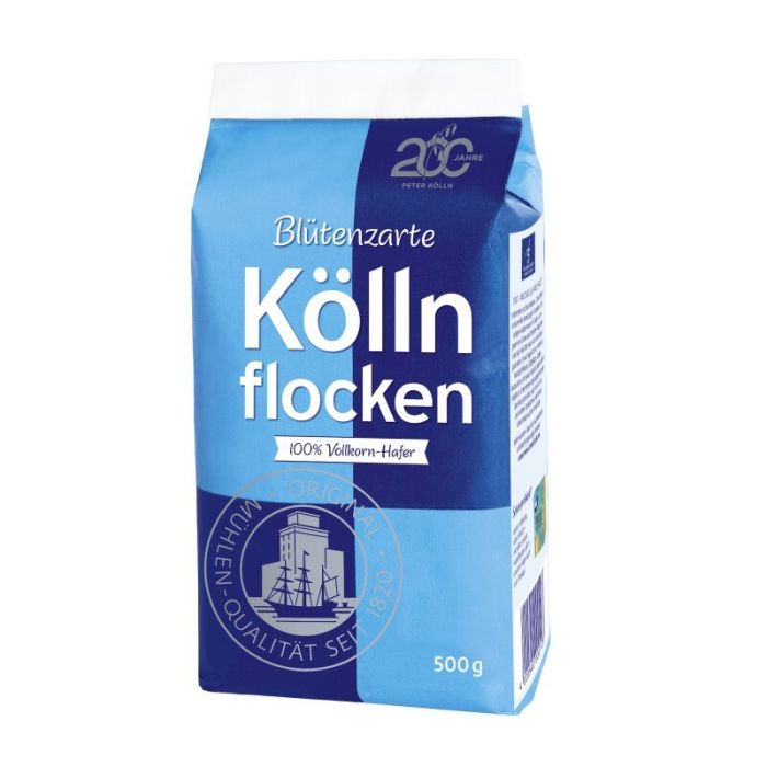 Blütenzarte Köllnflocken 500g - 100 % Vollkorn-Hafer