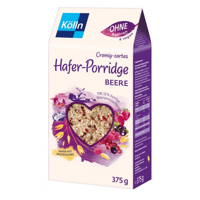 Kölln Cremig-zartes Hafer-Porridge Beere 375 g