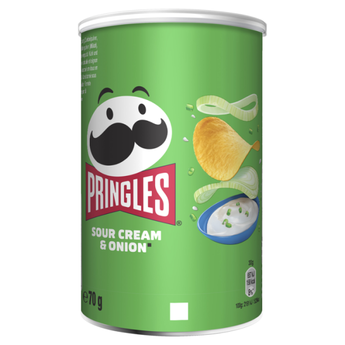 Pringles Sour Cream & Onion à 70g