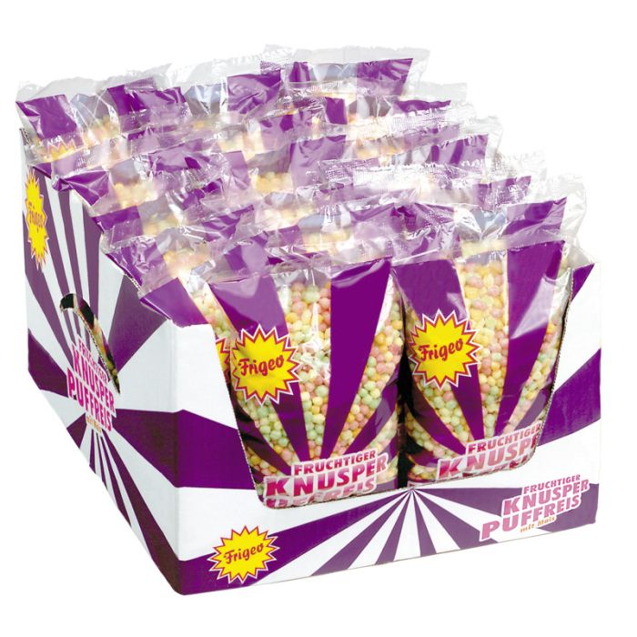 Multipack: 20x Frigeo Knusper-Puffreis 80 g 80g