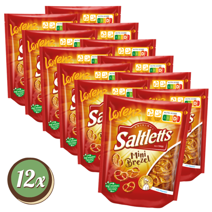 Multipack: 12x Lorenz Saltletts MiniBrezel à 150g