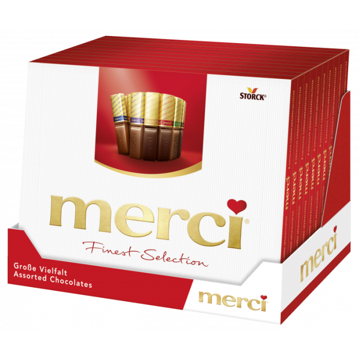 Multipack: 10x Merci Finest Selection Grosse Vielfalt je 250g