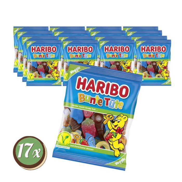 Multipack: 17x Haribo Bunte Tüte à 175g