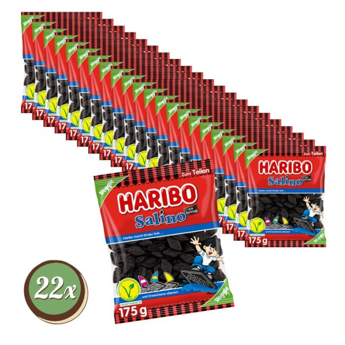 Multipack: 22x Haribo Salinos à 175g