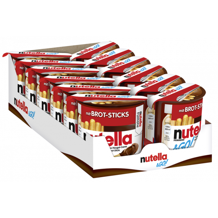 Multipack: 12x Ferrero Nutella & Go 52g