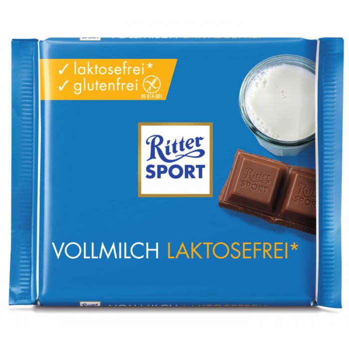 Ritter Sport 100G Vollmilch laktosefrei Tafel