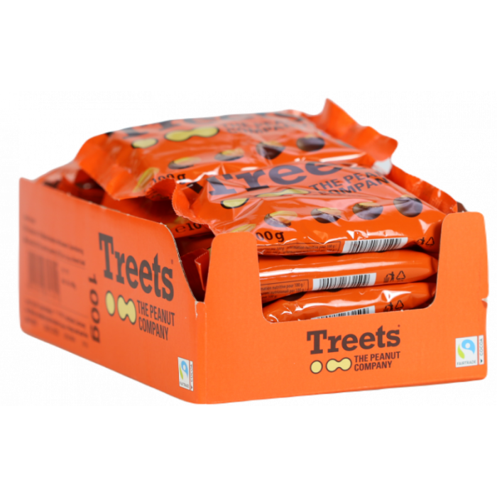 Multipack: 16x Treets - The Peanut Company Peanuts je 100g