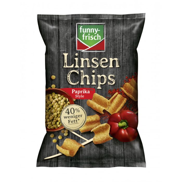 Funny Frisch Linsen Chips Paprika Style 90g