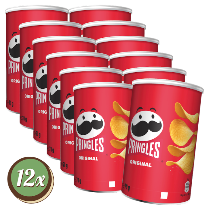 Multipack: 12x Pringles Original à 70g