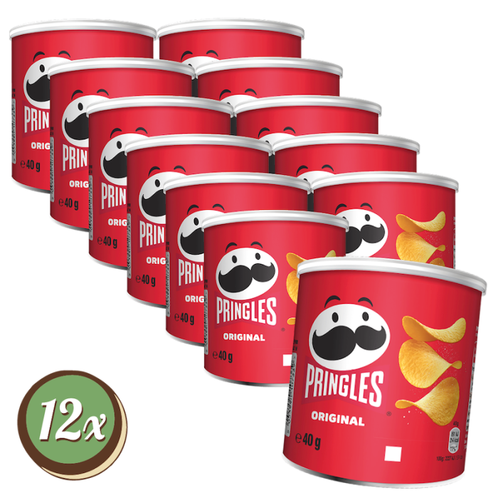 Multipack: 12x Pringles Original à 40g