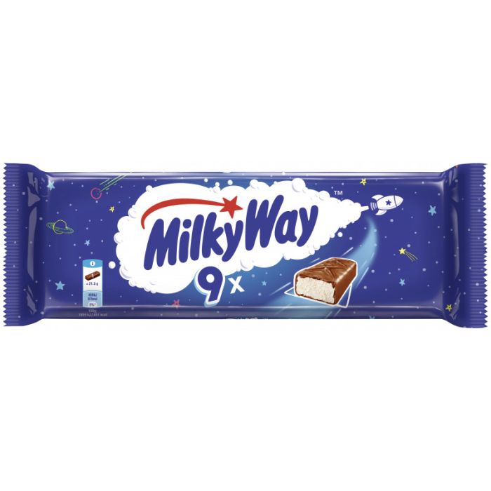 MILKY WAY® Schokoriegel Mehrfachpack 9x21,5g