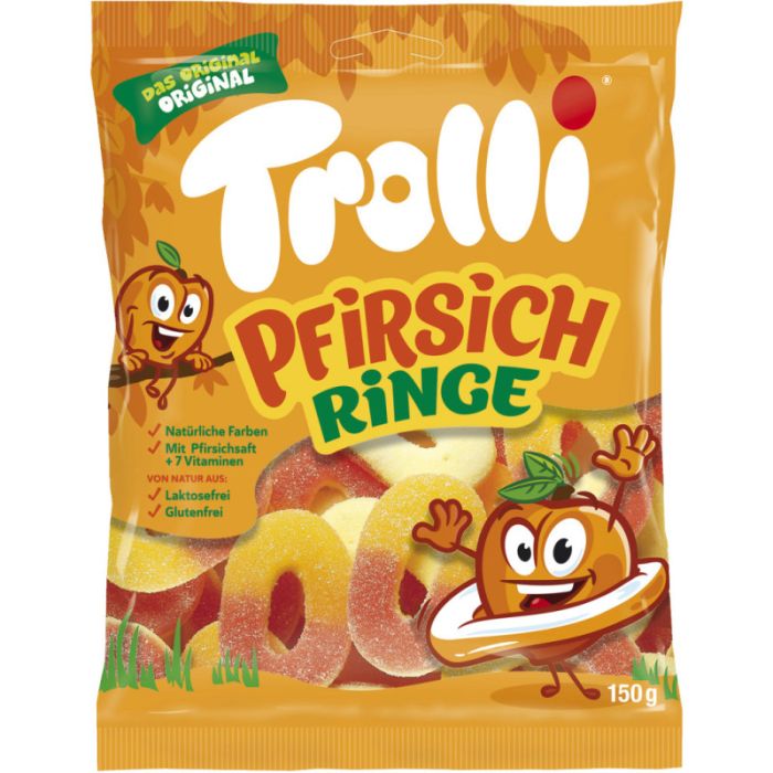 Trolli Pfirsichringe 150g