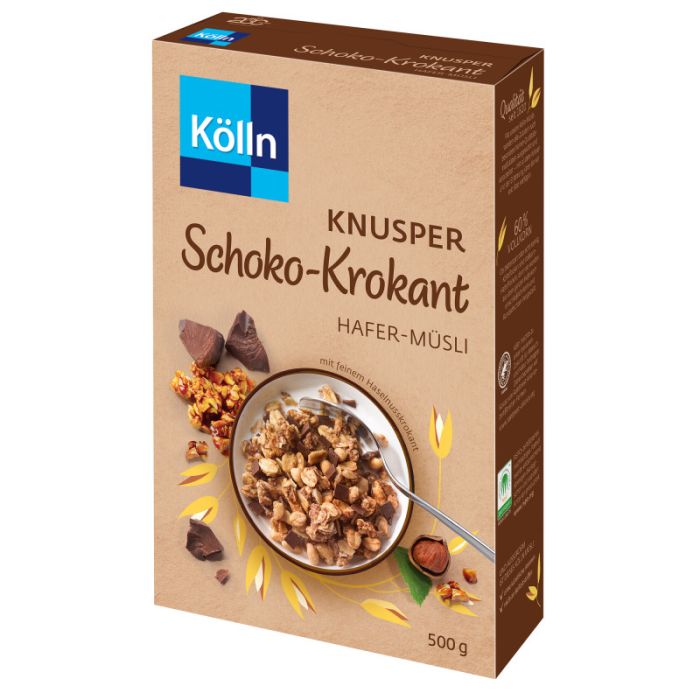 Kölln Knusper Schoko-Krokant Hafer-Müsli 500g