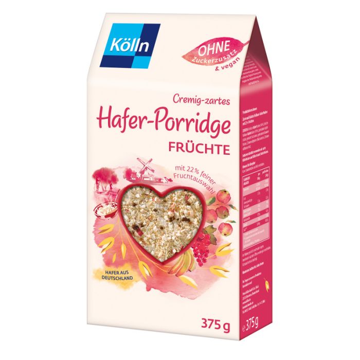 Kölln Cremig-zartes Hafer-Porridge Früchte 375g