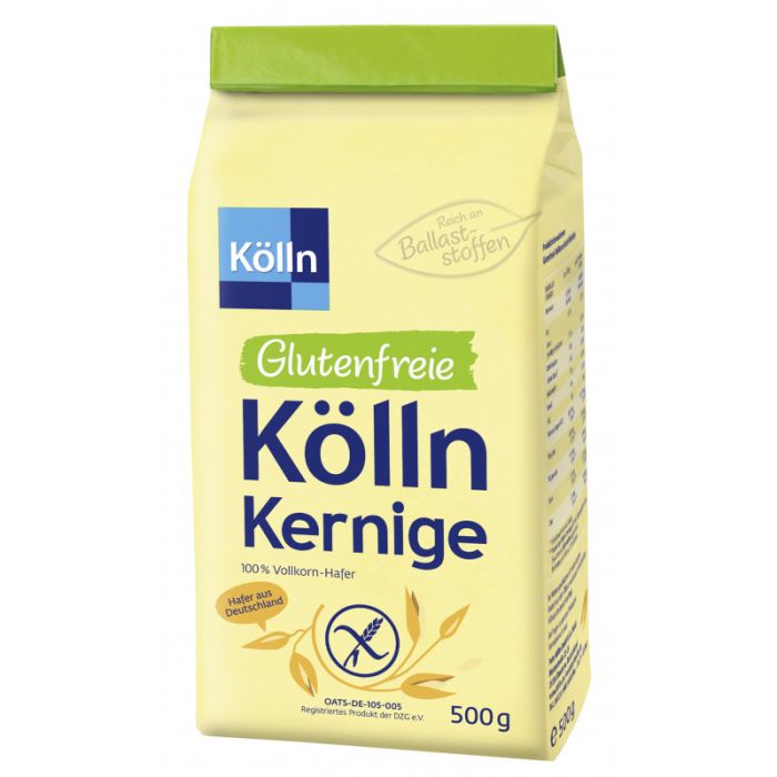 Glutenfreie Kölln Kernige 500g - 100 % Vollkorn-Hafer