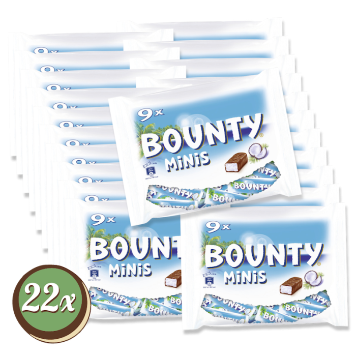 Multipack: 22x BOUNTY® Minis á 275g