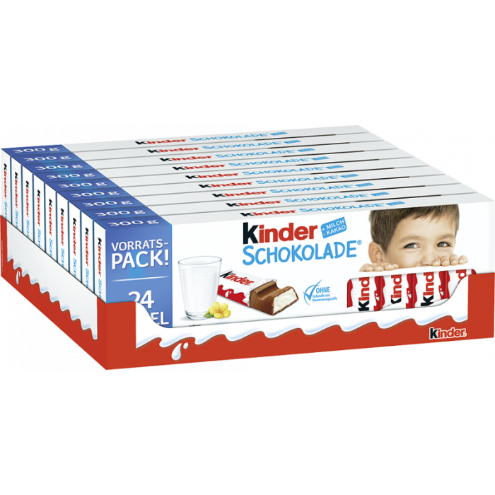 Multipack: 9x Ferrero Kinder Schokolade à 300g