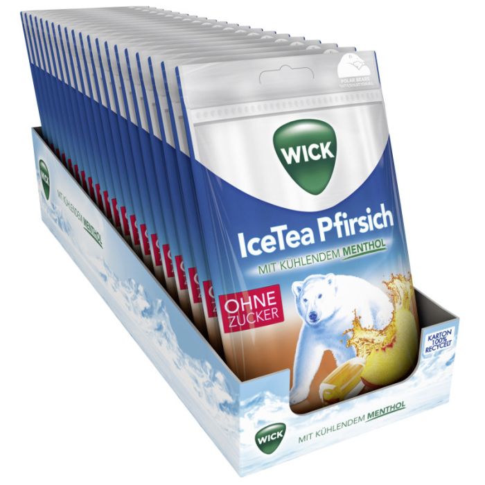 Multipack: 20x WICK Ice Tea ohne Zucker á 72g