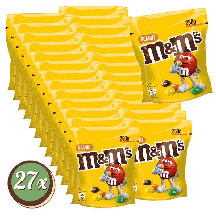 Multipack: 27x M&M'S® Peanut á 250g