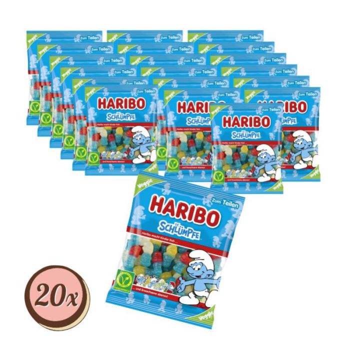 Multipack: 20x Haribo Schlümpfe à 175g