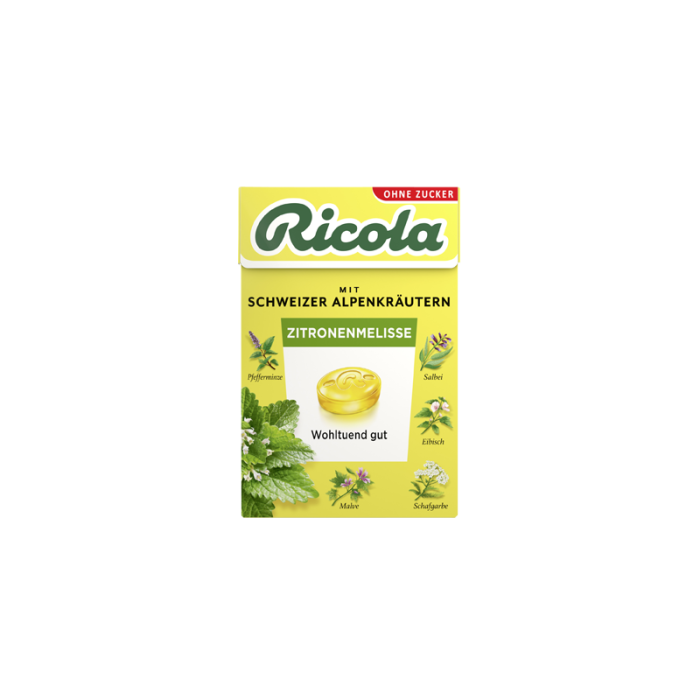 Ricola Zitronenmelisse Zuckerfrei 50g