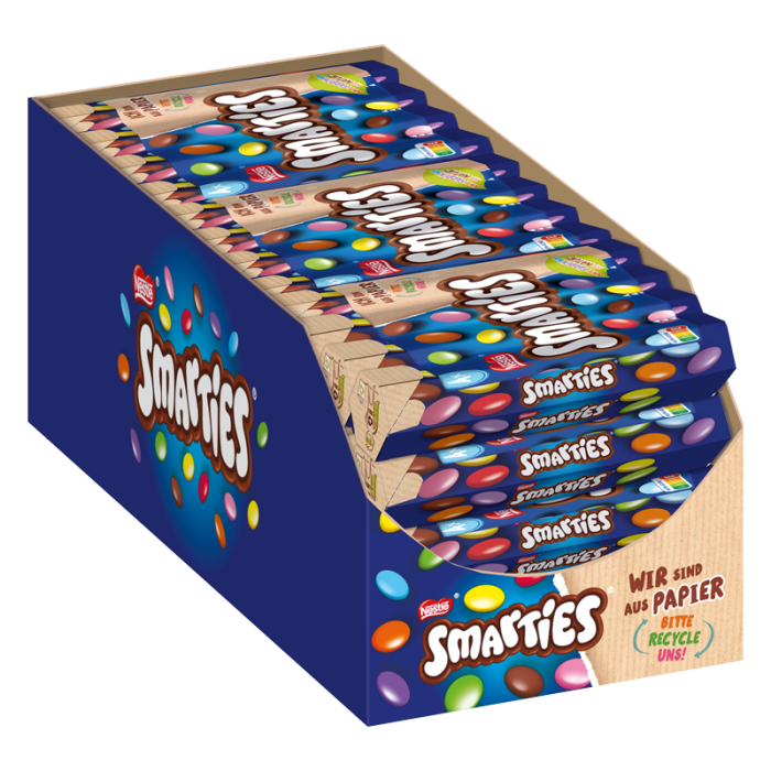 Multipack: 12x Smarties 4er Mehrfachpack á (4x34)g