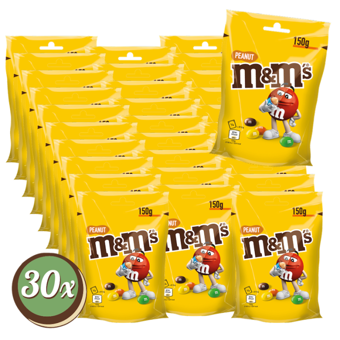 Multipack: 30x M&M'S® Peanut á 150g