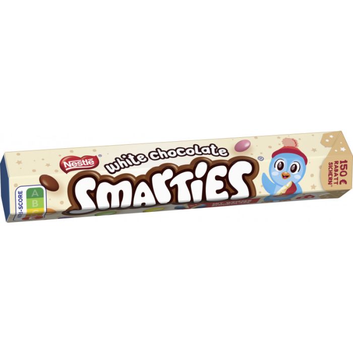 Smarties White Riesenrolle 120g