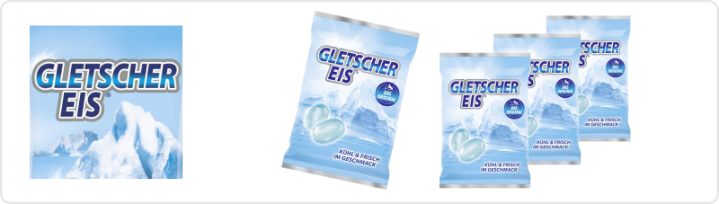 Gletschereis Halsbonbons