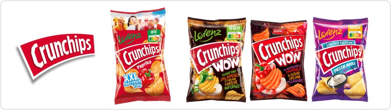 Crunchips Auswahl