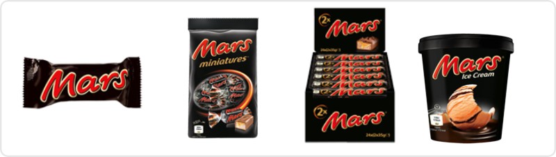 Mars Produkte